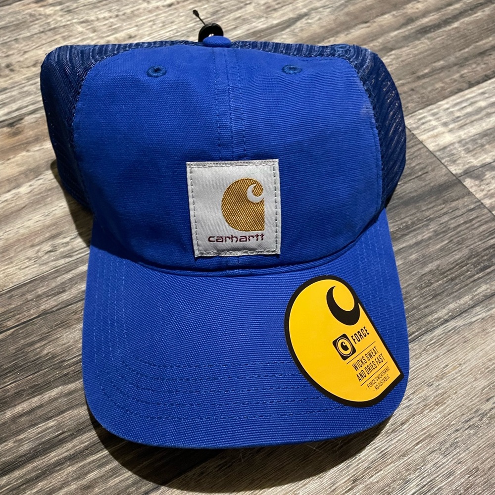 Blue Carhartt Snapback Hat